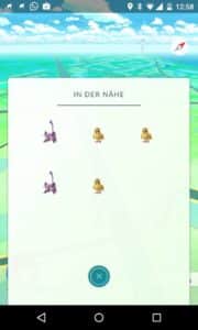 pokemon go fussspuren weg