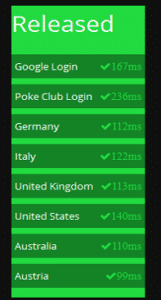 pokemon go server status